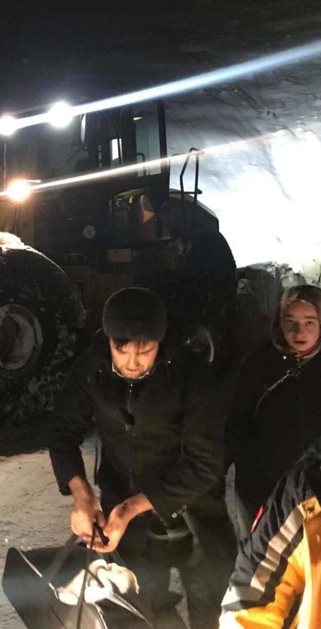 Hastaya ulaşmak i&ccedil;in 4 saat boyunca yol a&ccedil;ıldı 1