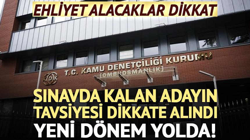 Direksiyon sınavı i&ccedil;in yeni d&ouml;nem yolda!