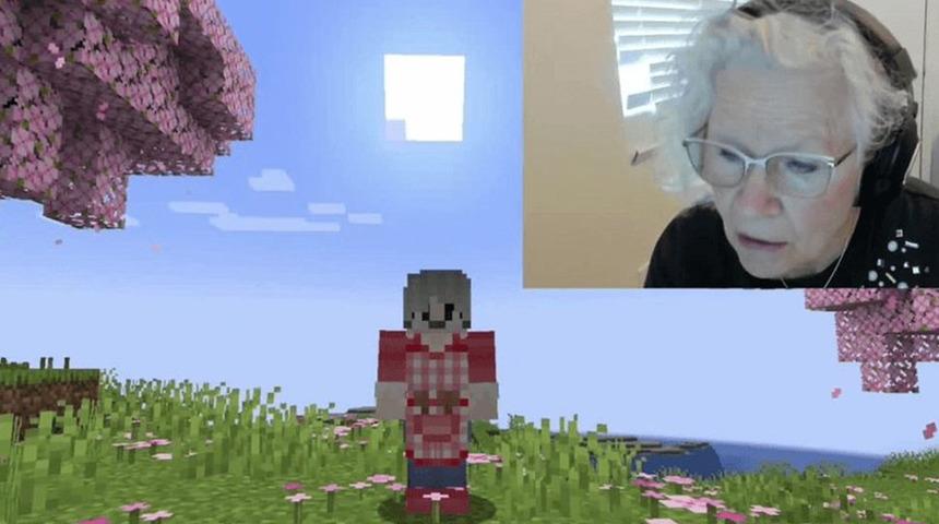 81 yaşında minecraft oynamaya başladı: 35 bin dolar topladı!