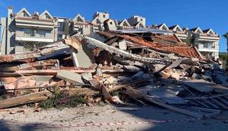 Marmaris&rsquo;te g&uuml;&ccedil;lendirme &ccedil;alışması yapılan apart otel &ccedil;&ouml;kt&uuml;