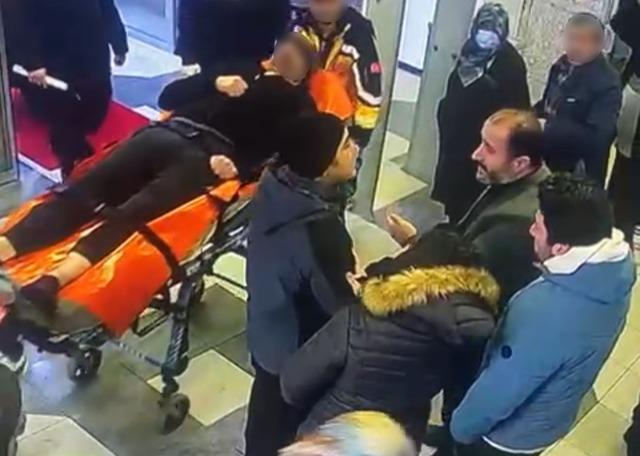 Hastane m&uuml;d&uuml;r yardımcısı ile sendika başkanı arasında "klima" kavgası kamerada 2