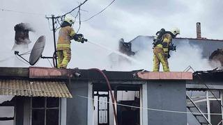 Bursa’da müstakil evde yangın: Dumandan etkilenen yaşlı adam hastaneye kaldırıldı