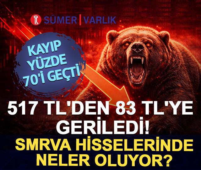 517 TL'den 83 TL'ye geriledi! Kayıp y&uuml;zde 70'i ge&ccedil;ti