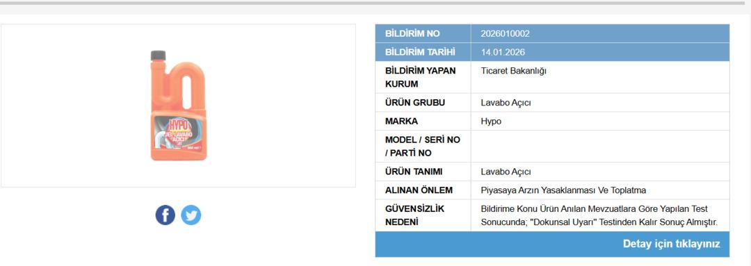 Bakanlık o markayı ifşa etti: Bir temizlik &uuml;r&uuml;n&uuml;n&uuml;n satışı yasaklandı 1