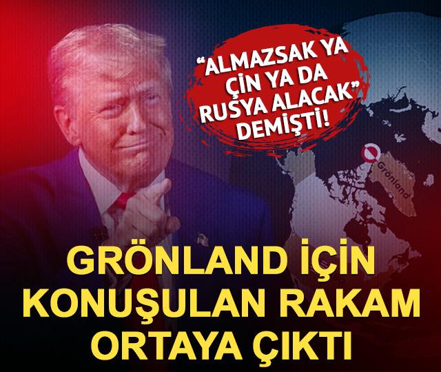 "Almazsak &Ccedil;in ya da Rusya alacak" demişti: Gr&ouml;nland i&ccedil;in konuşulan rakam ortaya &ccedil;ıktı