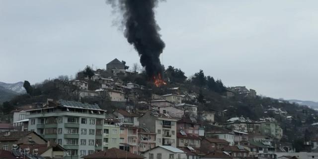 Tokat’ta sobadan çıkan kıvılcım evi kül etti 2