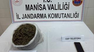 Gördes’te 2 kilo 352 gram kubar esrar ele geçirildi