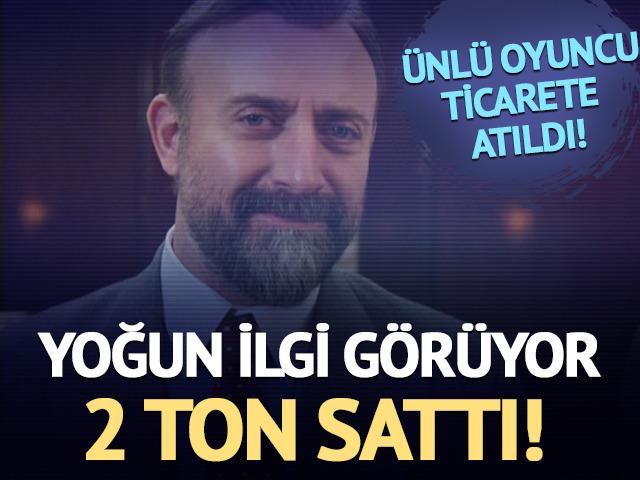 Halit Ergen&ccedil; ticarete atıldı! 2 ton sattı 