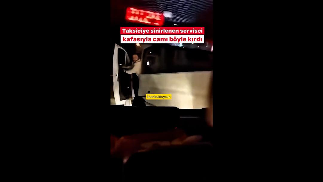Yolunu kesti: Camı kafa atarak tuzla buz etti! Korkunç anlar kamerada 4