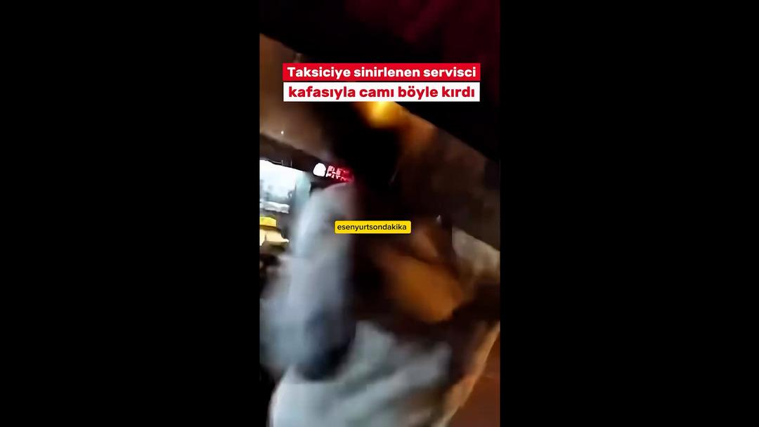 Yolunu kesti: Camı kafa atarak tuzla buz etti! Korkunç anlar kamerada 5