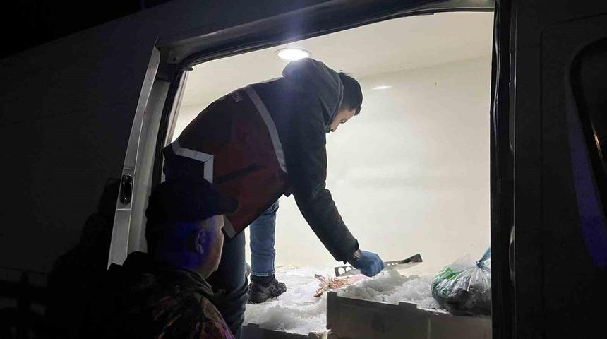 Kastamonu&rsquo;da usuls&uuml;z avlanan 1 ton 335 kilogram balığa el konuldu