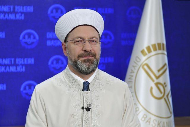 Diyanet İşleri Başkanı Erbaş’tan Regaib Kandili mesajı