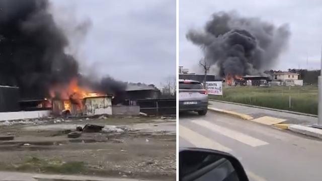 Şile’de işçi konteynerinde yangın: 1 ölü