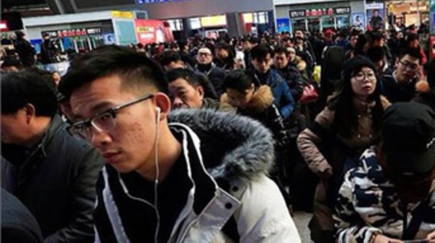 Çin'de 40 günlük yeni yıl tatili başladı