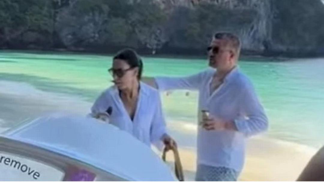 Phuket g&ouml;r&uuml;nt&uuml;leri g&uuml;ndem olmuştu! Sevcan Orhan Buca Belediye Başkanı G&ouml;rkem Duman la aşkını kabul etti 3