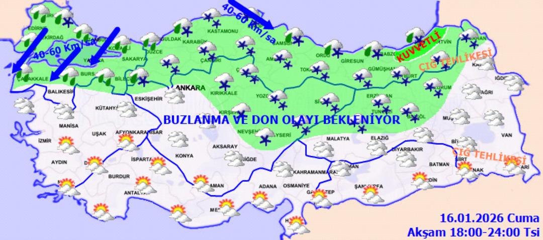 Kar geri geliyor! MGM uyardı: Yağmurla birlikte 5 g&uuml;n s&uuml;recek! 2