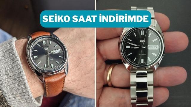 Japon kalitesinin simgesi Seiko kol saati indirimde!