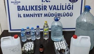 Erdek&rsquo;te ka&ccedil;ak i&ccedil;ki operasyonu