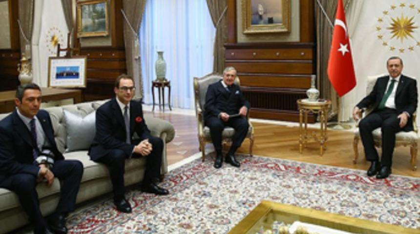 Cumhurbaşkanı Erdoğan Koç ailesini kabul etti
