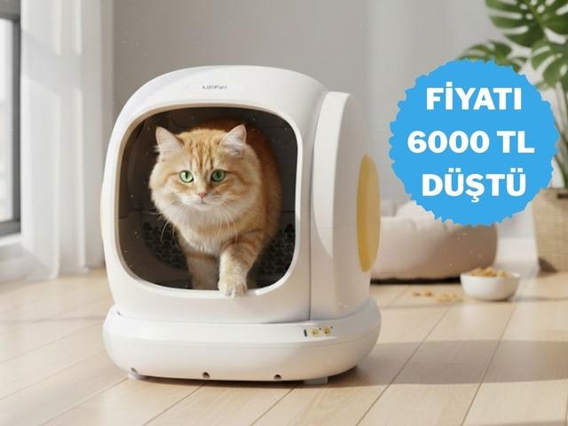 Sessiz, pratik ve daima hijyenik: UBPET akıllı kedi tuvaleti