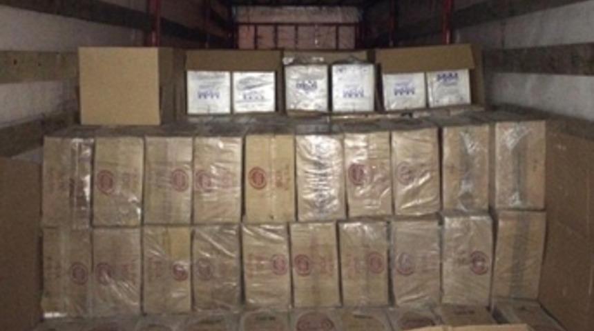 Geçen yıl 143 milyon 239 bin paket kaçak sigara ele geçirildi