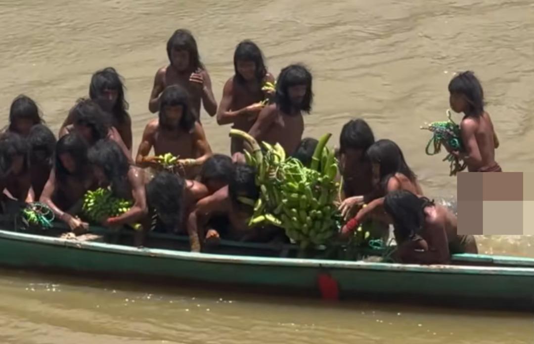 İlk kez net g&ouml;r&uuml;nt&uuml;leri yayınlandı! D&uuml;nyayla temasları olmayan kabile: "G&uuml;l&uuml;msediler" 1