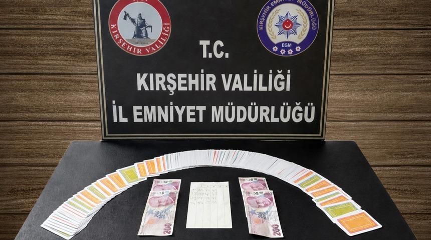 Kırşehir&rsquo;de kumar operasyonu