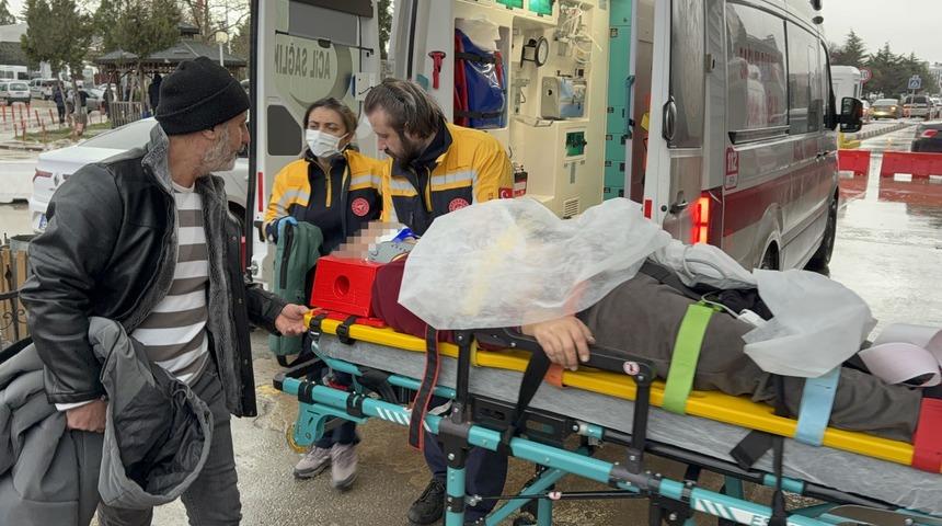 Anten tamir ederken &ccedil;atıdan d&uuml;şt&uuml;