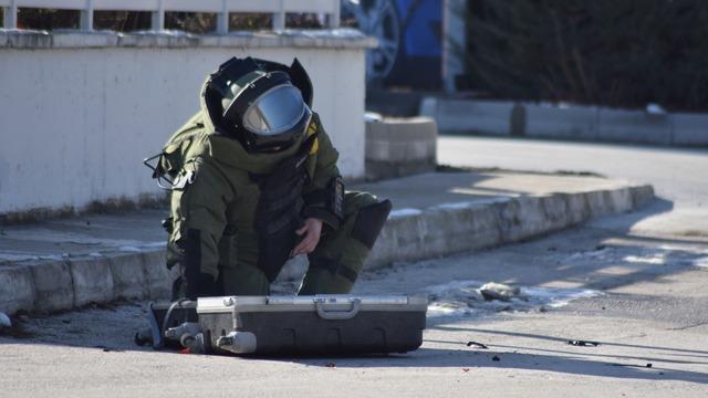 Karaman'da fünye ile patlatılan valiz boş çıktı