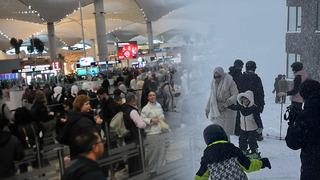 Son dakika: Yarıyıl tatili yoğunluğu: İstanbul Havalimanı ve Kartalkaya tıklım tıklım!