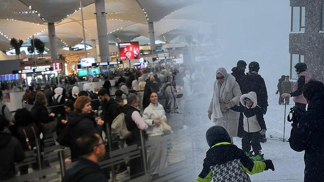 Yarıyıl tatili yoğunluğu: İstanbul Havalimanı ve Kartalkaya tıklım tıklım!