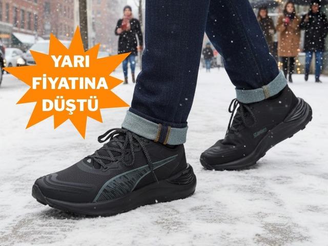 Kış şıklığının en rahat hali: Puma ayakkabıda b&uuml;y&uuml;k fırsat