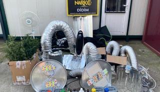 Didim&rsquo;de uyuşturucu operasyonu: Kenevir yetiştirme kabini ele ge&ccedil;irildi