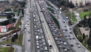 İstanbul trafiğinde 'ara tatil' yoğunluğu
