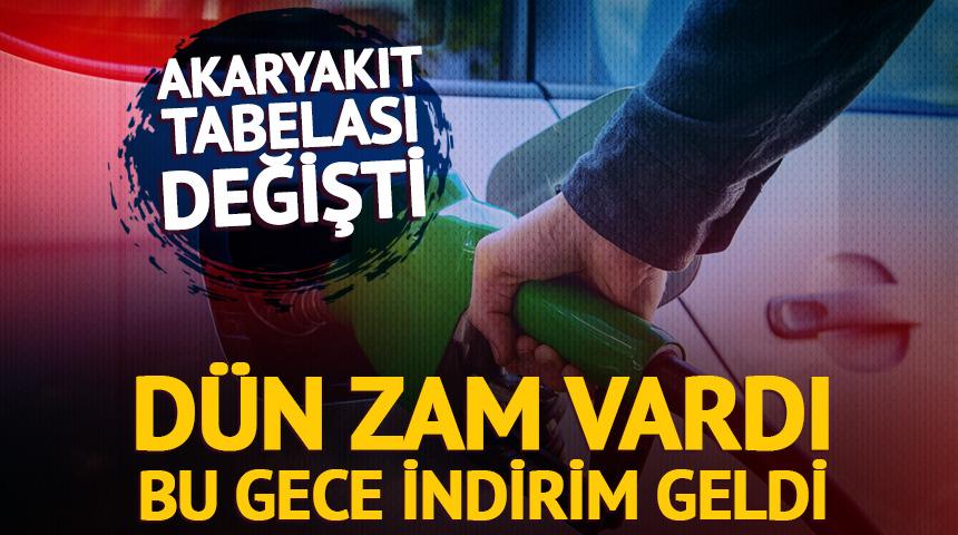 Akaryakıta beklenen indirim geldi!