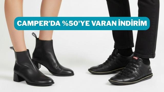 Gardırobunuzun eksik parçası: Camper deri ayakkabılarda indirim başladı