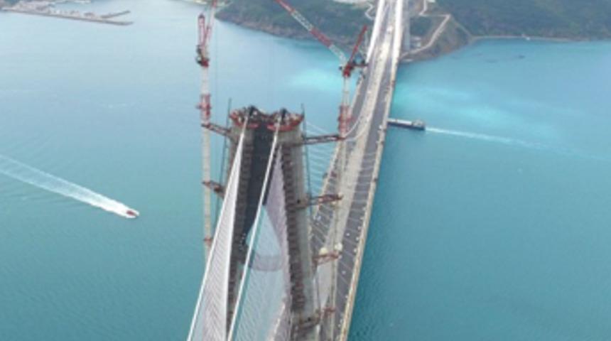 3. Boğaz köprüsüne 11 bin 500 ton özel asfalt