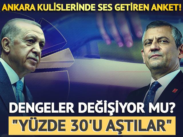 SONAR&rsquo;ın son anketi Ankara kulislerini hareketlendirdi: "Y&uuml;zde 30&rsquo;u aştılar"