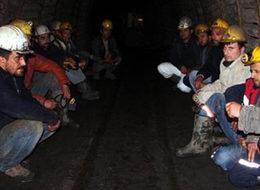 Zonguldak'ta eylem yapan maden işçileri işte çıkarıldı