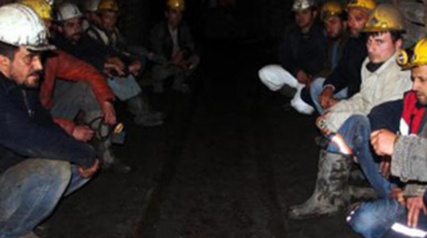 Zonguldak'ta eylem yapan maden işçileri işte çıkarıldı