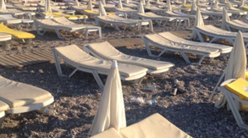 Turist sayısında büyük düşüş
