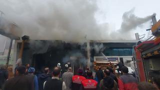 Erzurum sanayi sitesinde büyük yangın! Fabrika patladı: Yaralılar var