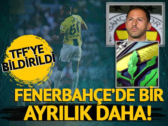 F.Bah&ccedil;e'de bir ayrılık daha! TFF'ye bildirildi