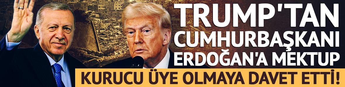 Trump'tan Cumhurbaşkanı Erdoğan'a Gazze Barış Kurulu daveti