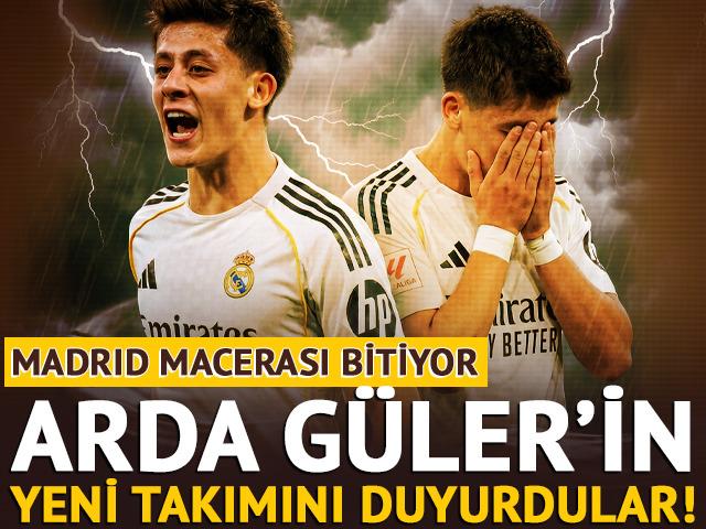 Arda G&uuml;ler'in Real Madrid macerası bitiyor! Yeni adresini duyurdular