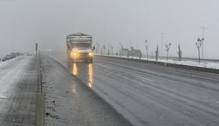 Siverek&rsquo;te beklenen kar yağışı etkisini g&ouml;stermeye başladı