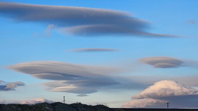 Çankırı semalarında mercek bulutu görüldü! Sadece 20 dakika görülebildi