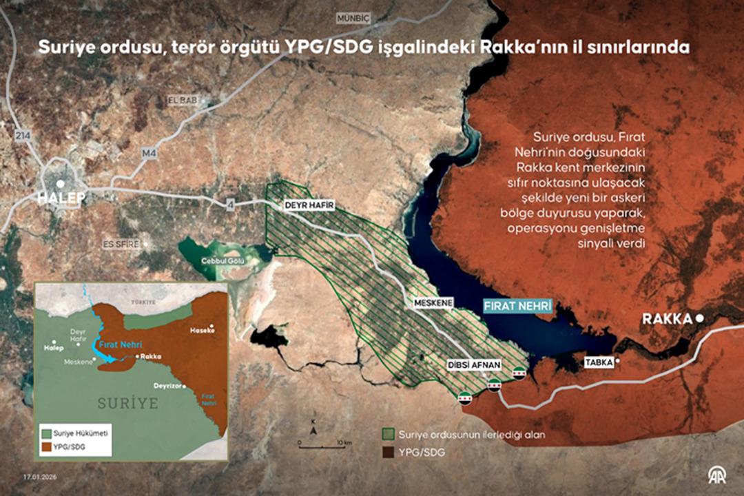 Suriye ordusunun ter&ouml;r &ouml;rg&uuml;t&uuml; PKK YPG ye karşı ilerleyişi s&uuml;r&uuml;yor: Ordu, Tabka ya girmeye başladı 1
