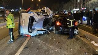 Son dakika: Bursa'da zincirleme kaza: 1 &ouml;l&uuml;, 1 yaralı