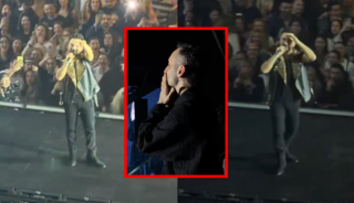 Tarkan kalabalıkta Mabel Matiz'i fark etti! O şarkıyı s&ouml;yledi